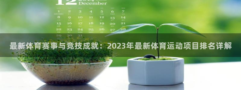 好博体育手机版入口：最新体育赛事与竞技成就：2023年最新体育运动项目排名详解
